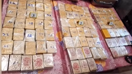 Triệt phá đường dây vận chuyển 184 bánh heroin
