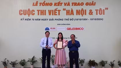 10 tác phẩm được trao giải cuộc thi viết “Hà Nội & Tôi”