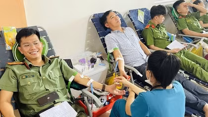 Chương trình “Giọt hồng xứ Quảng” thu được 253 đơn vị máu