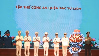 Công an quận Bắc Từ Liêm kỷ niệm 10 năm thành lập