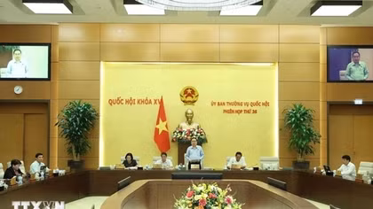 Khai mạc Phiên họp thứ 36 của Ủy ban Thường vụ Quốc hội