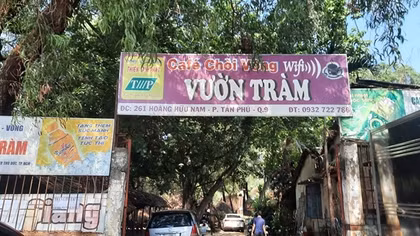 Quán xá đua nhau “mọc” trên đất Học viện Thanh thiếu niên