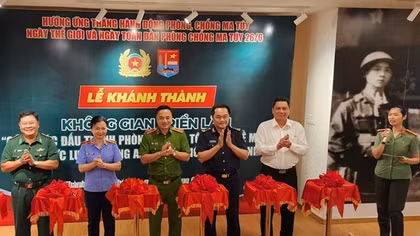 Những hình ảnh sinh động tại triển lãm phòng, chống tội phạm về ma túy