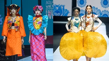 Màu sắc dân gian ở thời trang Việt