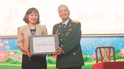 Tiếp nhận nhiều tài liệu quý của Nhạc sĩ Doãn Nho