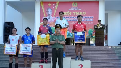 Sôi nổi hội thao Cụm thi đua số 8 – Bộ Công an năm 2024