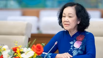 Cho thôi làm nhiệm vụ đại biểu Quốc hội khóa XV đối với bà Trương Thị Mai