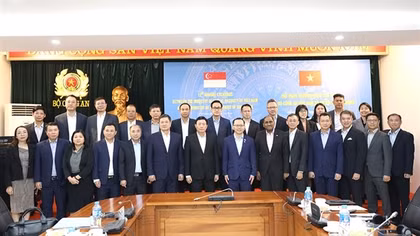Tăng cường hợp tác giữa Bộ Công an Việt Nam với Bộ Nội vụ Singapore