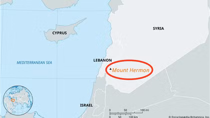 Lợi thế của Israel khi kiểm soát đỉnh núi chiến lược cao nhất Syria