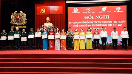 80 hội viên được khen thưởng trong Phong trào toàn dân bảo vệ ANTQ