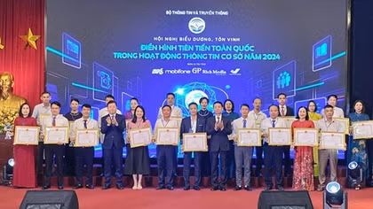Tôn vinh 120 điển hình tiên tiến toàn quốc trong công tác thông tin cơ sở