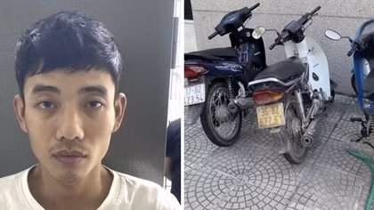 Mang vam phá khoá, lẻn xuống hầm chung cư cuỗm hàng loạt xe máy