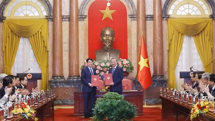 Tổ chức trọng thể lễ bàn giao công tác Chủ tịch nước