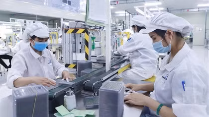 Xuất khẩu tăng trưởng ấn tượng nhờ sản phẩm điện tử