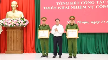 Công an Ninh Thuận tập trung thực hiện hiệu quả Nghị quyết 12-NQ/TW