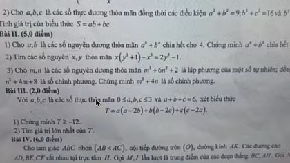 Bác thông tin lộ đề thi học sinh giỏi Toán ở Hà Nội