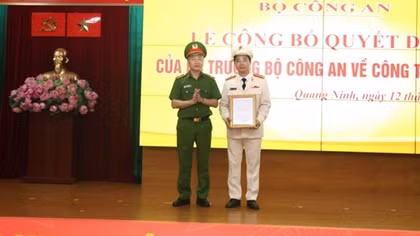 Đại tá Trần Văn Phúc giữ chức vụ Giám đốc Công an tỉnh Quảng Ninh