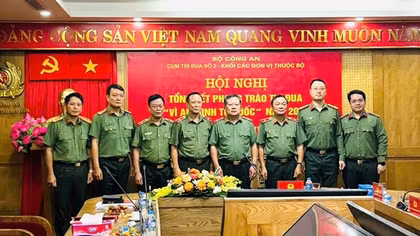 Cụm thi đua số 2, khối các đơn vị trực thuộc Bộ Công an tổng kết phong trào thi đua “Vì An ninh Tổ quốc”