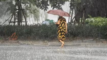 Bắc Bộ và Thanh Hóa mưa dông