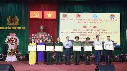 Người dân Thừa Thiên Huế cung cấp hơn 7.000 nguồn tin có giá trị cho Công an