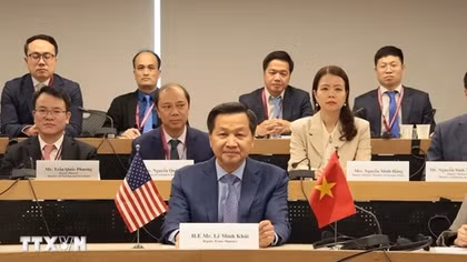 Phó Thủ tướng Lê Minh Khái gặp Phó Tổng thư ký Liên hợp quốc