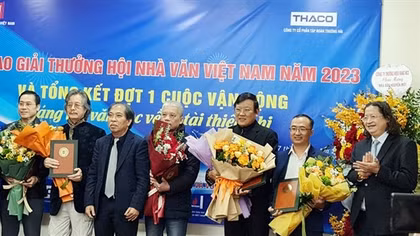 Giải thưởng Văn học Hội Nhà văn Việt Nam năm 2023: "Được mùa" văn xuôi