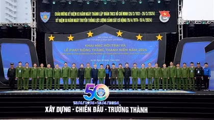 Tuổi trẻ Bộ Tư lệnh CSCĐ phát động Tháng Thanh niên năm 2024