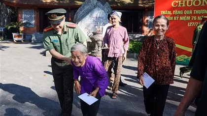 Chủ tịch nước quyết định tặng quà nhân kỷ niệm 77 năm Ngày Thương binh - Liệt sĩ