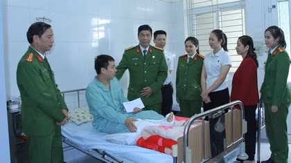 Đại uý Công an bị thương trong lúc truy bắt tội phạm ma tuý