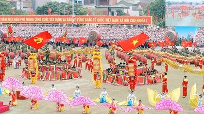 Sơ duyệt Lễ kỷ niệm 70 năm Chiến thắng Điện Biên Phủ