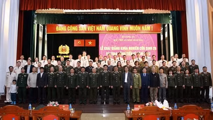 Học viện ANND khai giảng khóa nghiên cứu sinh 28 và trao bằng tiến sĩ năm 2023