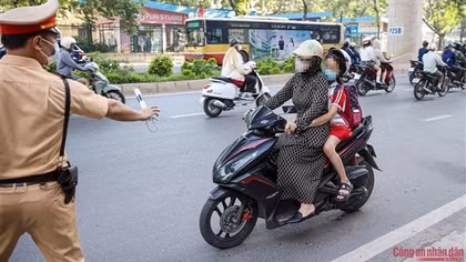 9 tháng, CSGT Hà Nội xử lý hơn 80.000 trường hợp vi phạm giao thông