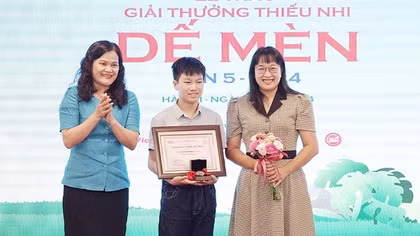"Giải thưởng Thiếu nhi Dế Mèn" lần 5-2024: Truyền cảm hứng sáng tác cho thiếu nhi