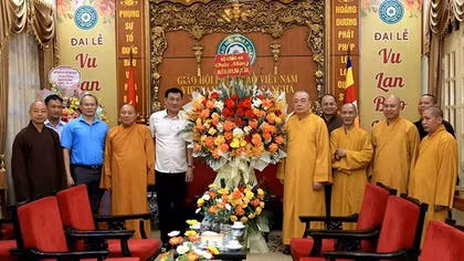 Bộ Công an chúc mừng Giáo hội Phật giáo Việt Nam nhân mùa Vu Lan
