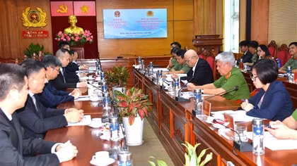 Công an tỉnh Bà Rịa - Vũng Tàu tiếp và làm việc với Cục Điều tra hình sự Bộ Công an Trung Quốc