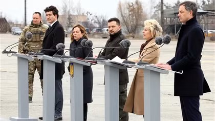 4 lãnh đạo phương Tây cùng tới Ukraine