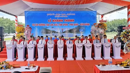Khánh thành 2 công trình giao thông quan trọng tại Bình Dương