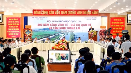 200 năm kênh Vĩnh Tế - Giá trị lịch sử và tầm nhìn tương lai