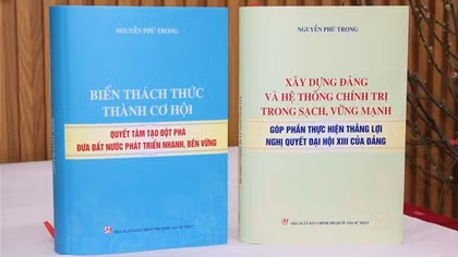 Xuất bản hai cuốn sách của Tổng Bí thư Nguyễn Phú Trọng nhân kỷ niệm 94 năm thành lập Đảng