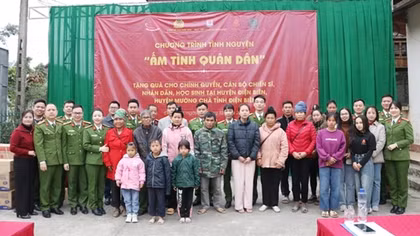 Học viện CSND hỗ trợ gần 2,5 tỷ đồng cho CBCS và nhân dân tỉnh Điện Biên