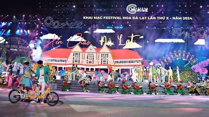 Khai mạc Festival hoa Đà Lạt lần thứ 10