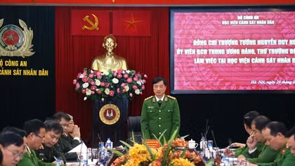 Tạo điều kiện để giảng viên CAND có thể chuyển đổi trạng thái làm việc từ truyền thống sang hiện đại