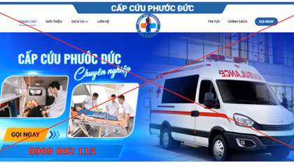 Ngang nhiên cung cấp dịch vụ vận chuyển cấp cứu không phép