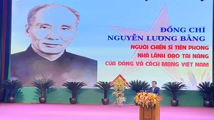 Lễ Kỷ niệm 120 năm Ngày sinh đồng chí Nguyễn Lương Bằng