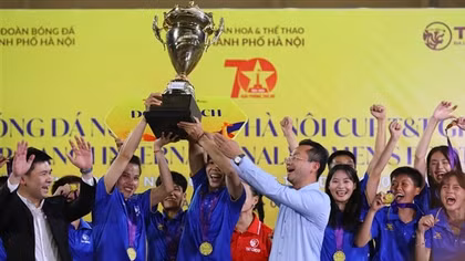 CLB Bóng đá nữ Thái Nguyên T&T vô địch Giải Bóng đá nữ quốc tế Hà Nội 2024