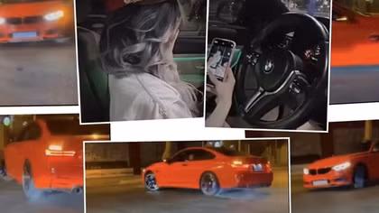 Con gái lái BMW drift xe “cháy đường”, cả mẹ và con bị phạt gần 20 triệu
