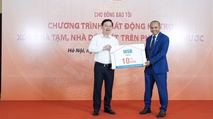 MSB chung tay xóa nhà tạm, nhà dột nát cho hộ nghèo, hộ cận nghèo