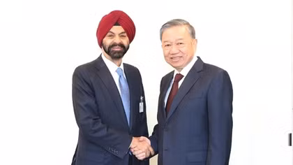 Tổng Bí thư, Chủ tịch nước Tô Lâm tiếp Chủ tịch Ngân hàng Thế giới Ajay Banga