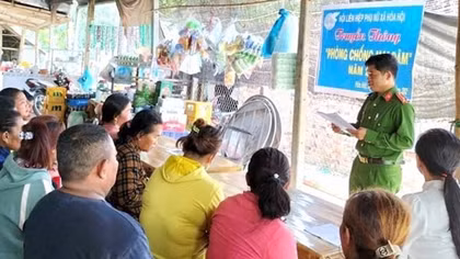 Phó trưởng Công an xã được tuyên dương "Gương mặt trẻ Công an tiêu biểu"