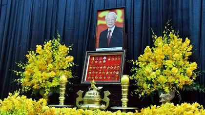 Lãnh đạo nhiều nước và các đoàn quốc tế viếng Tổng Bí thư Nguyễn Phú Trọng tại Hà Nội